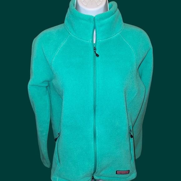 Women's Vineyard Vines 1/4 Zip Fleece Top Size Small - Picture 2 of 5